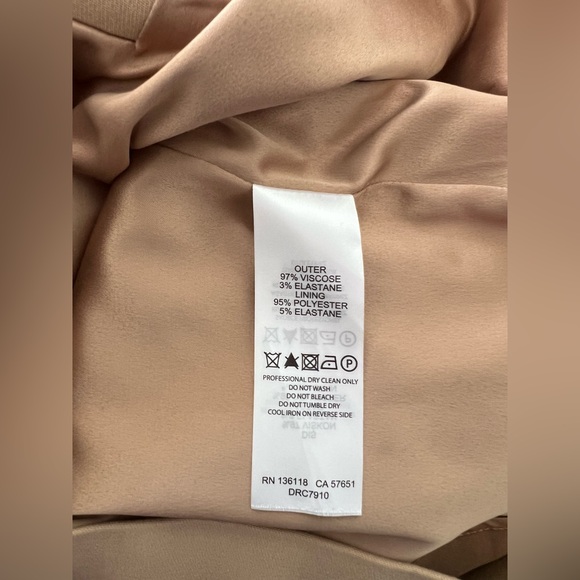 Ever New Womens Piper pinafore camel dress sz 8 - Picture 13 of 16